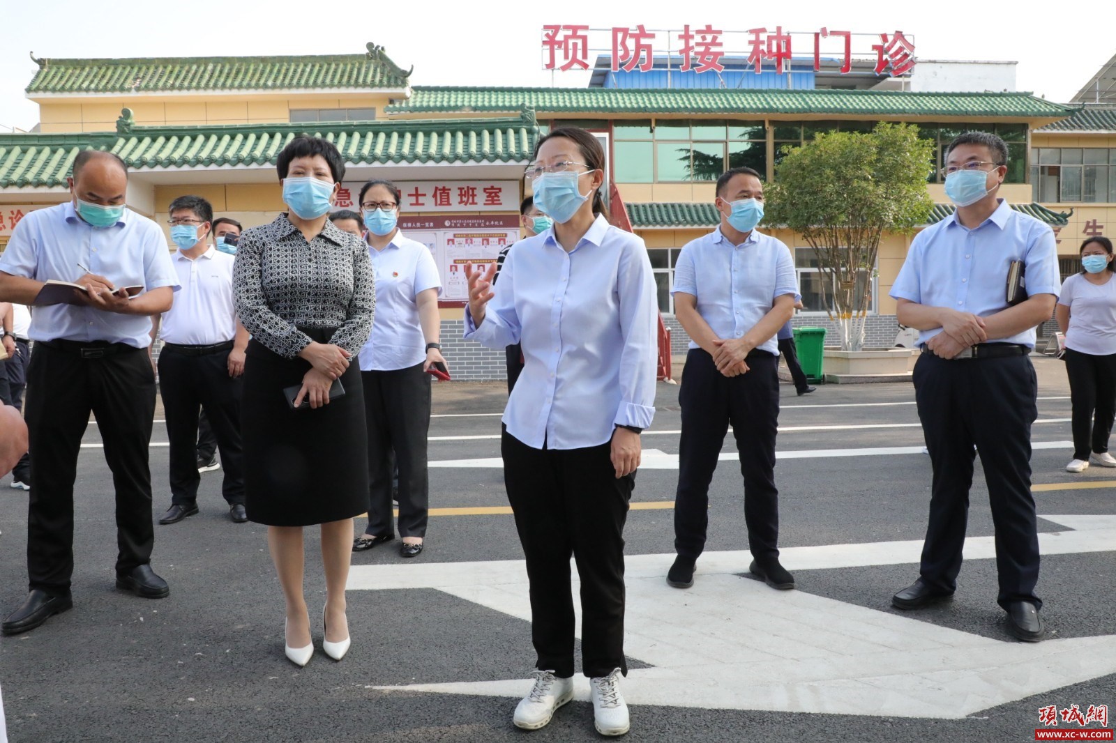 项城市委书记赵丹带队调研医共体建设和常态化疫情防控工作